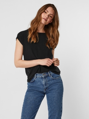 VMAVA PLAIN SS TOP GA NOOS 177868 Black