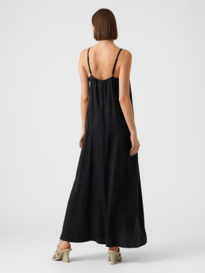 VMHARPER SL STRAP MAXI DRESS 177868 Black