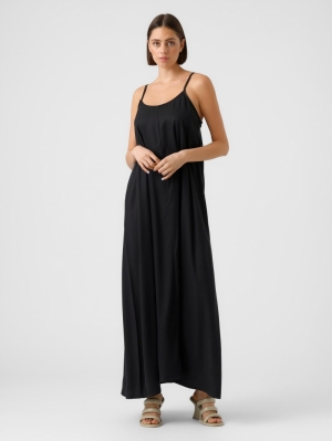 VMHARPER SL STRAP MAXI DRESS 177868 Black