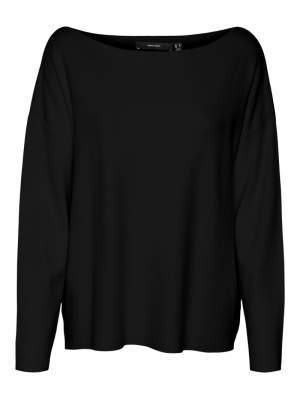 VMNANCY LS BOATNECK PULLOVER G 177868 Black