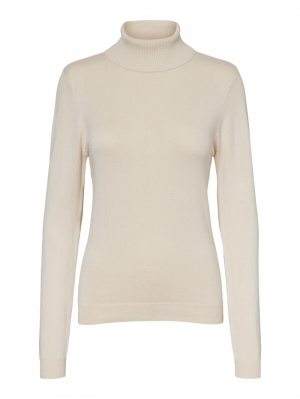 VMGLORY LS ROLLNECK BLOUSE GA 222913 Birch