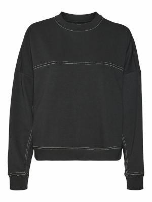 VMCARLA LS BOXY SWEATSHIRT JRS 177868001 Black