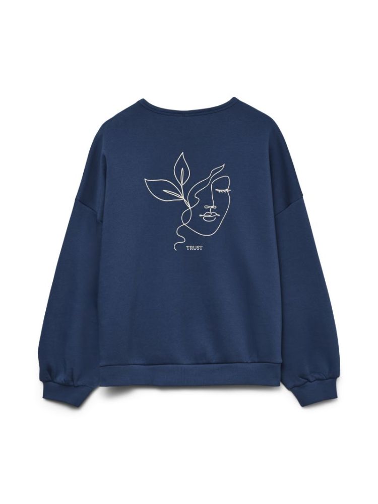 VMTHEA MALY LS SWEAT BOX JRS 229916002 Dark
