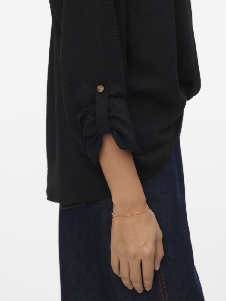 VMIZZY LS DETAIL SHIRT WVN BTQ 177868 Black