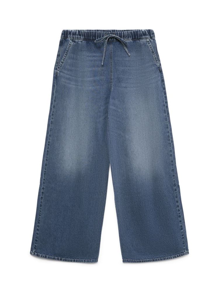VMVALERIA MR WIDE PULL UP JEAN 178001 Medium B