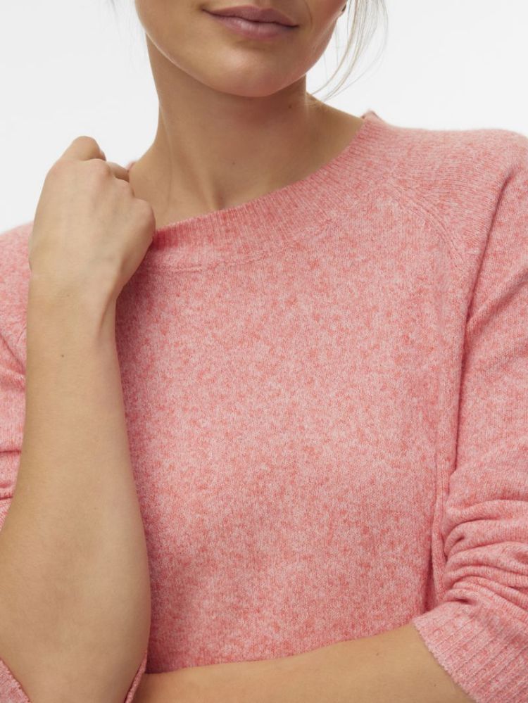 VMDOFFY LS O-NECK BLOUSE GA NO 300017004 Coral