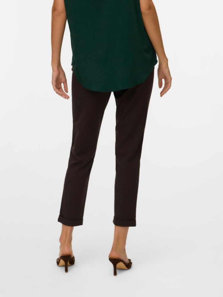 VMMAYA MW LOOSE SOLID PANT NOO 297957 Chocolat