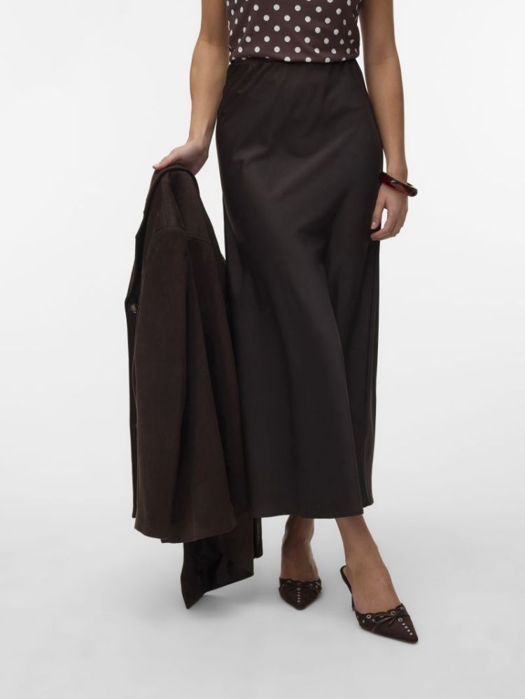 VMMERLE ANKLE SKIRT WVN GA NOO 297957 Chocolat