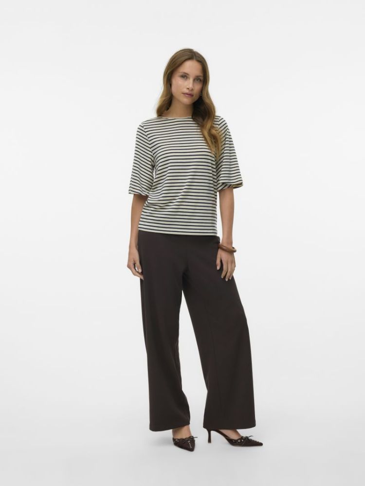 VMBERLIN ZAMIRA MW WIDE PANT N 297957 Chocolat
