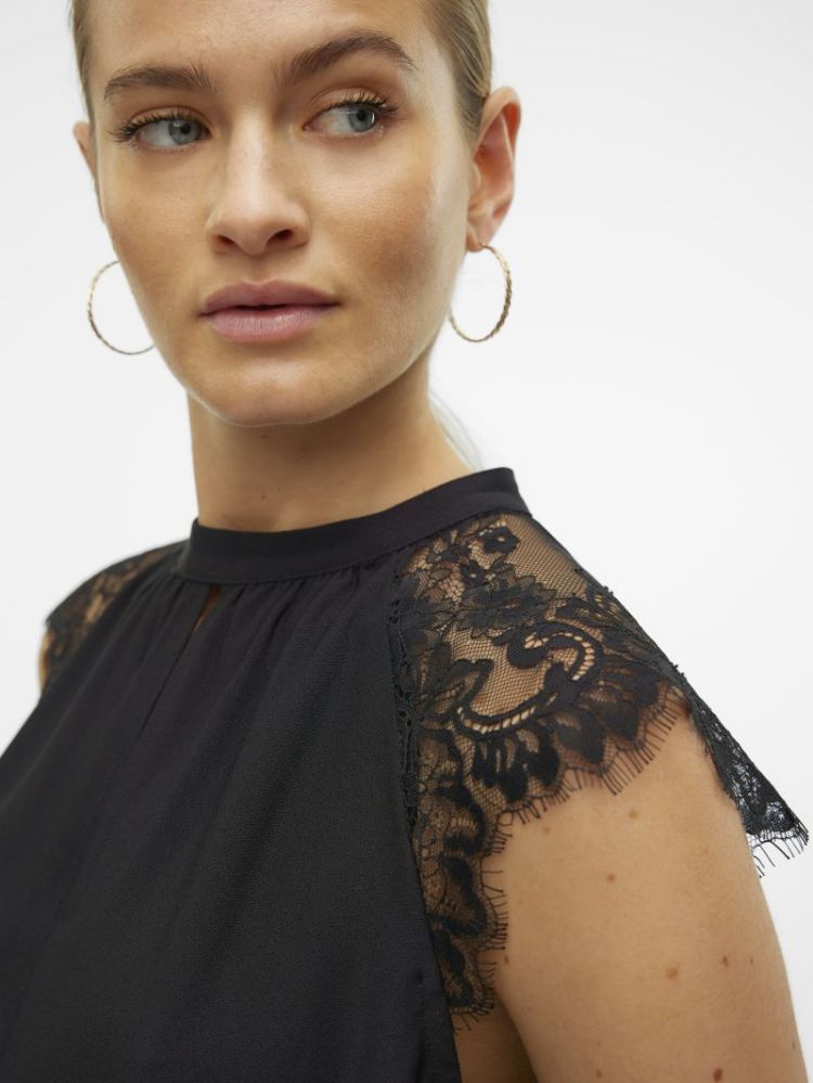VMMILLA SL LACE TEE NOOS 177868 Black