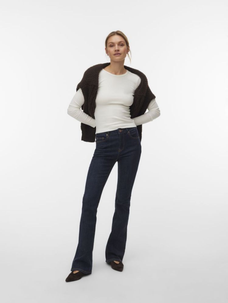 VMFLASH MR FLARED JEANS LI3190 178006001 Dark