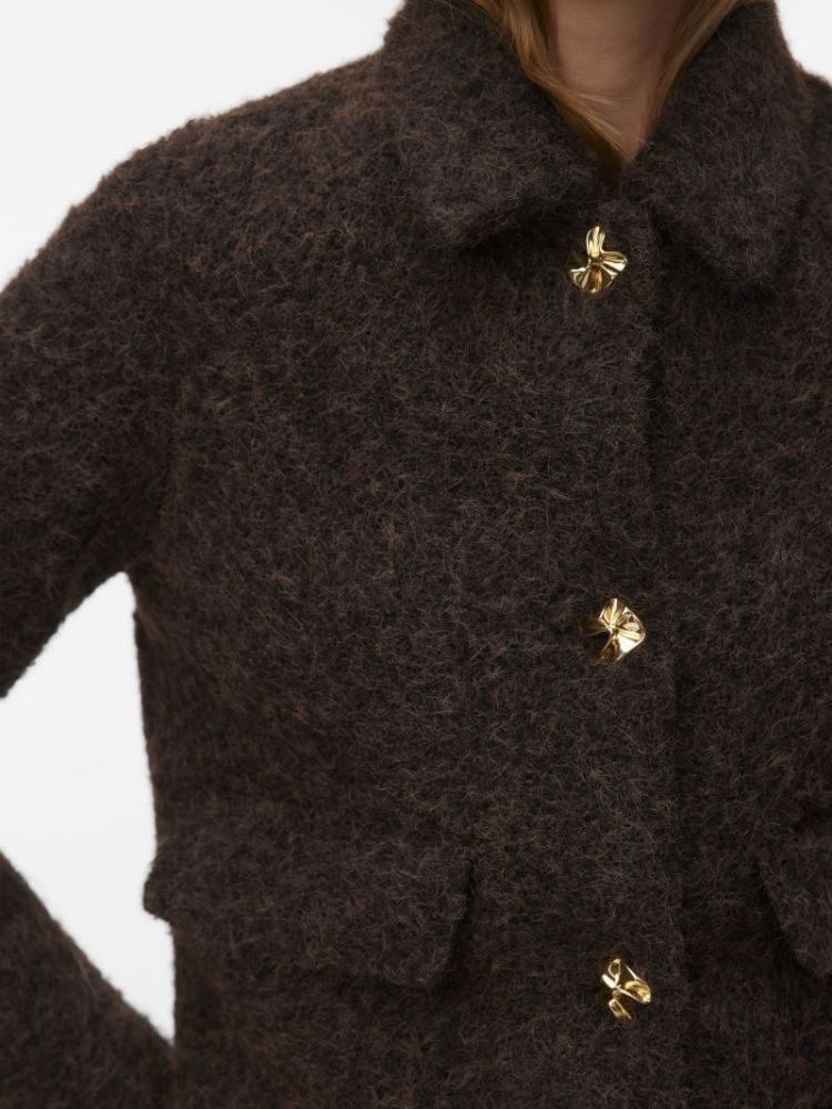 VMELENAHOLLY SHORT JACKET BOO 297957001 Choco