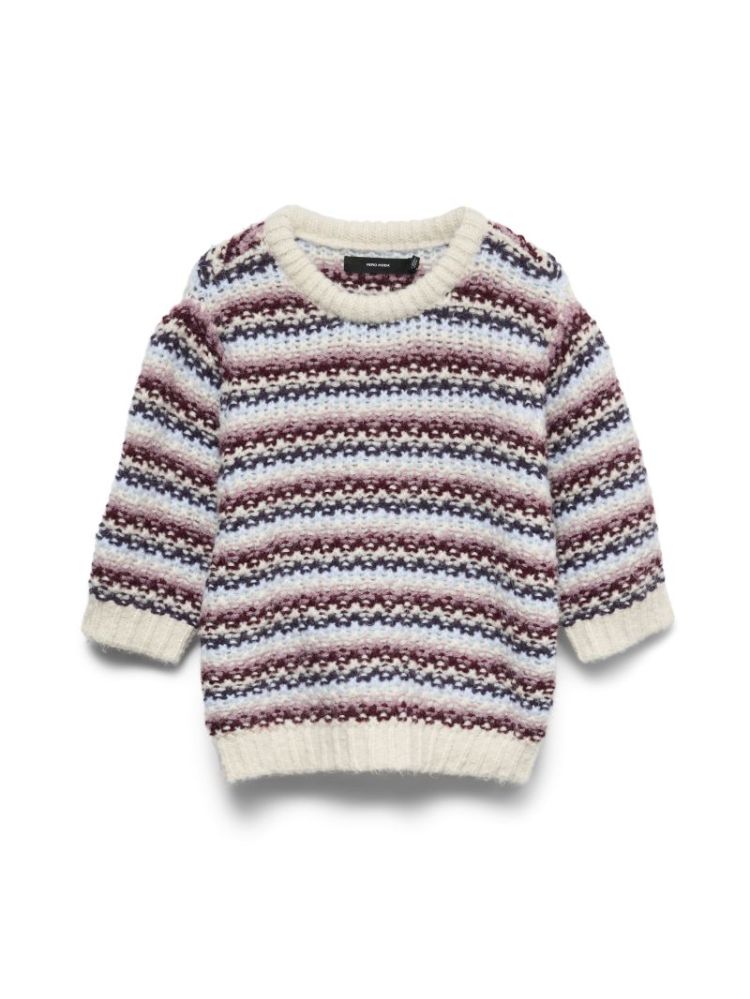 VMCELLA 2/4 O-NECK PULLOVER BO 222913002 Birch