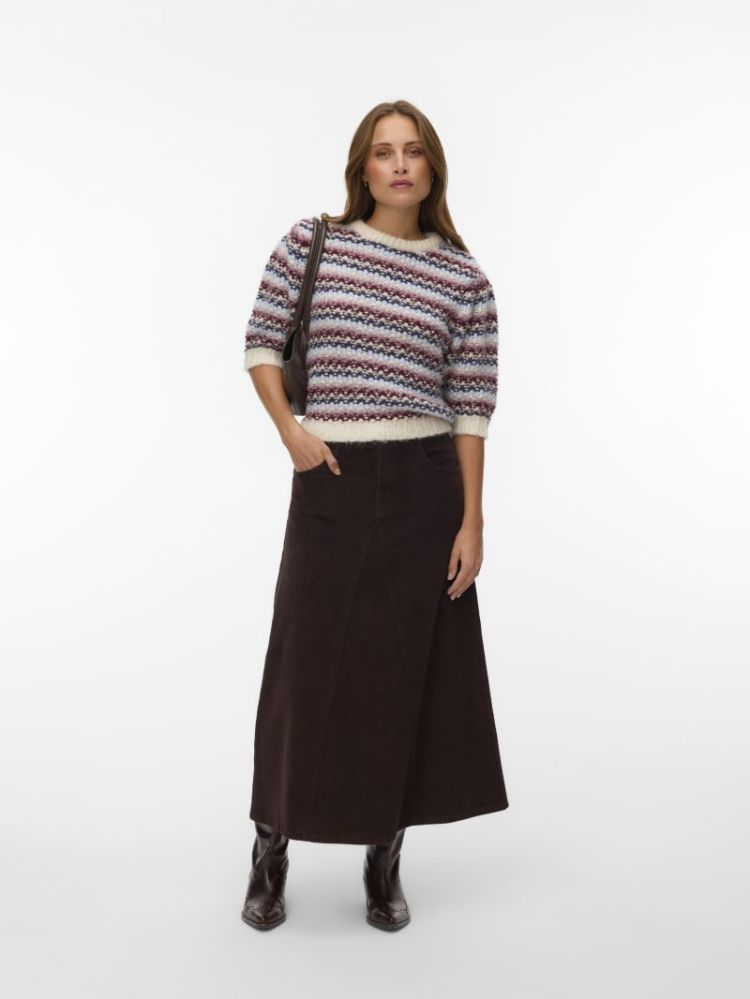 VMCELLA 2/4 O-NECK PULLOVER BO 222913002 Birch