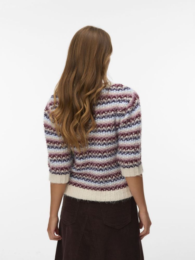 VMCELLA 2/4 O-NECK PULLOVER BO 222913002 Birch