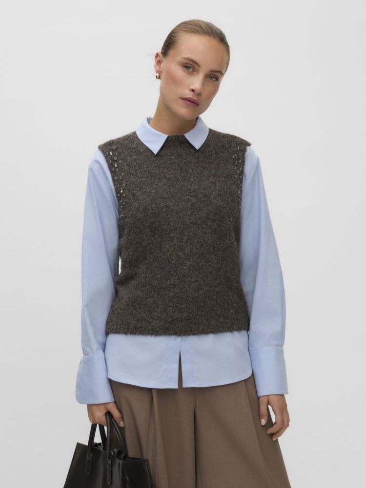 VMTORPA SL VEST 297957001 Choco