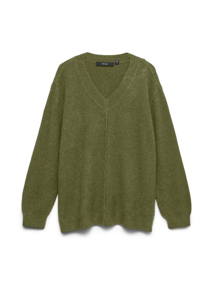 VMBESTI LS V-NECK LONG PULLOVE 306803001 Sphag